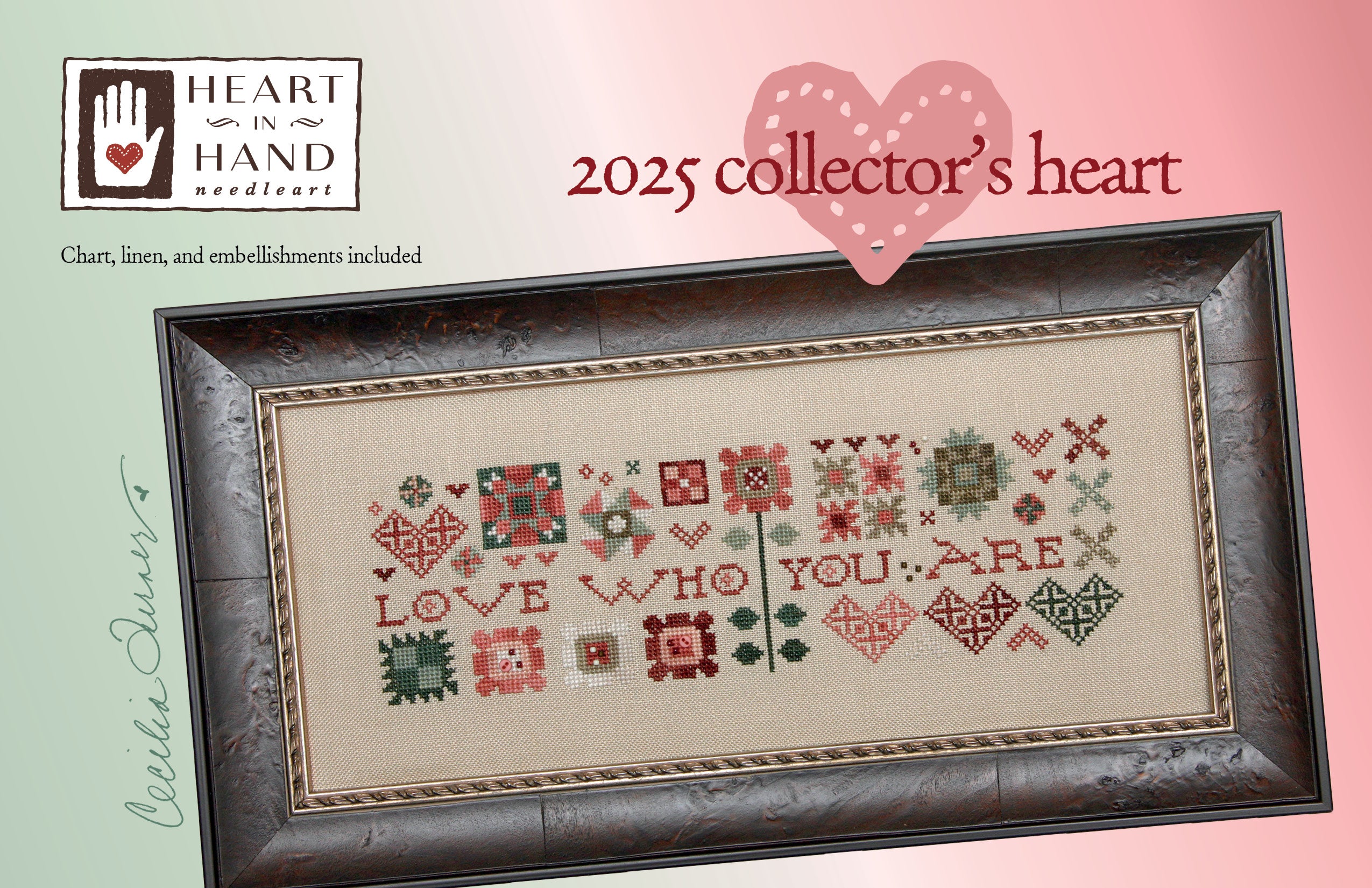 2025 Collector's Heart – Heart in Hand Needleart