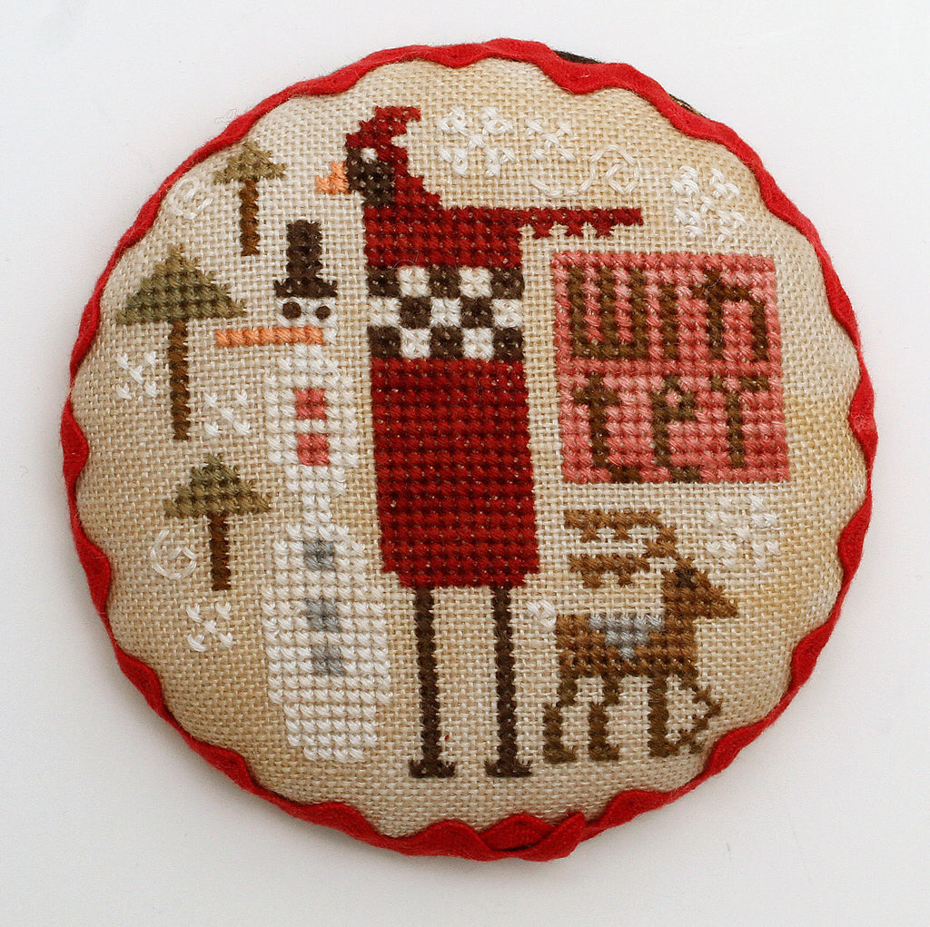 Crizzy Heart　ニナリッチ&ジルサンダー Winter Whirligig – Heart in Hand Needleart