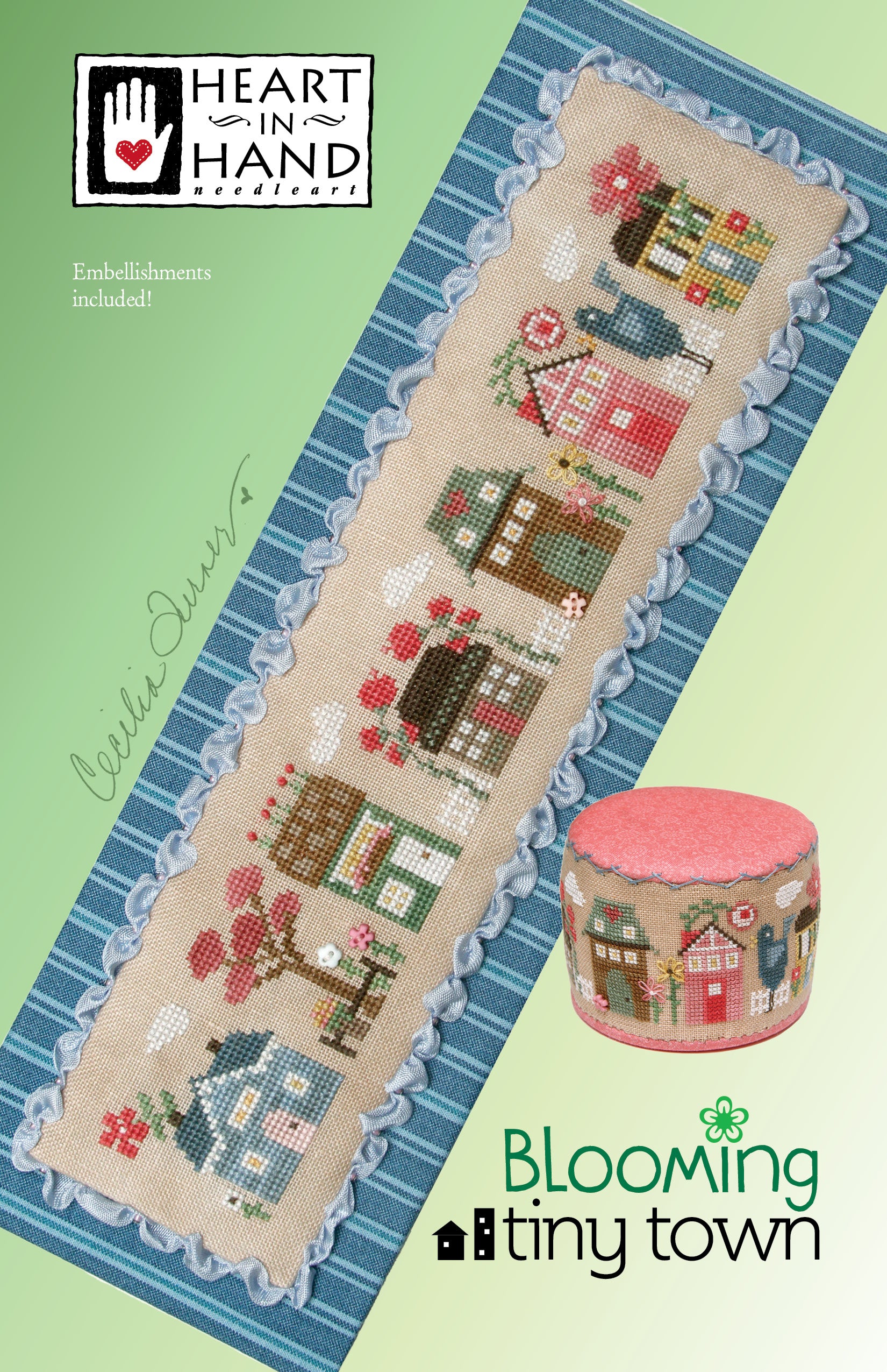 Blooming Tiny Town – Heart in Hand Needleart