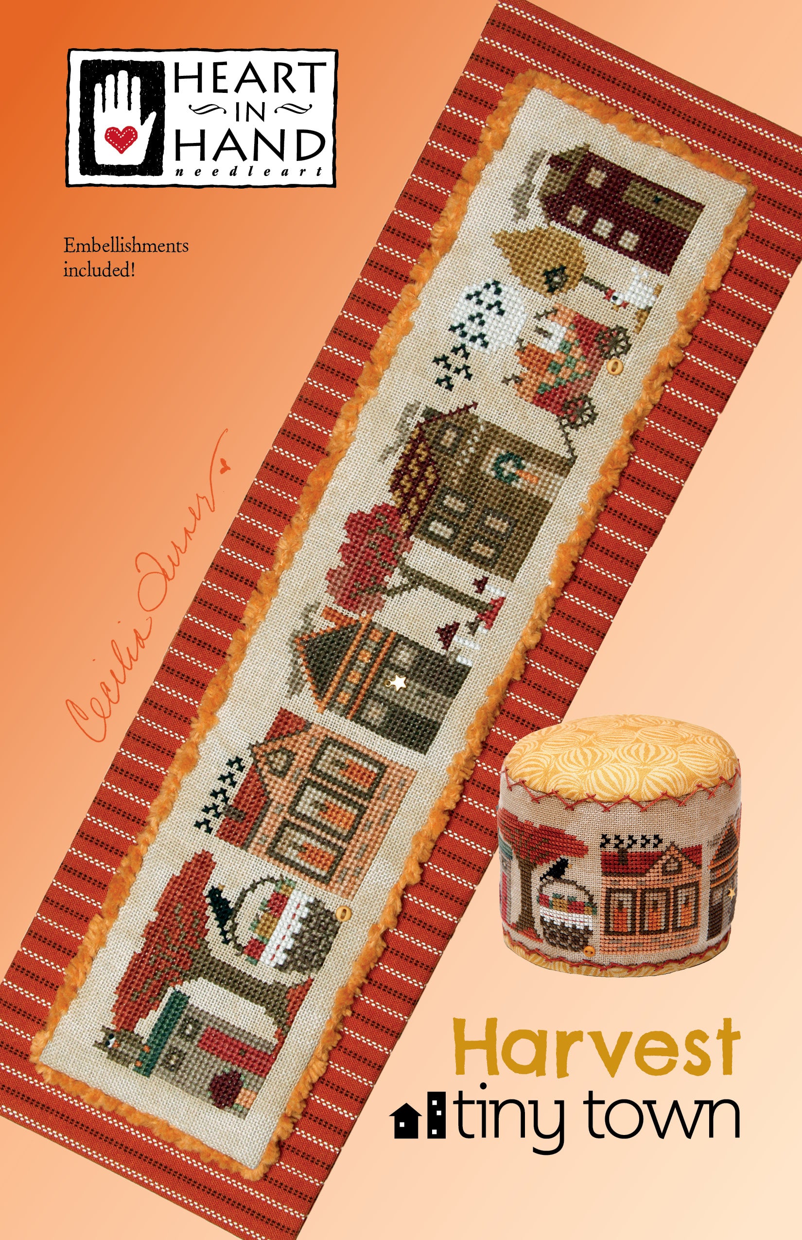 Harvest Tiny Town – Heart in Hand Needleart