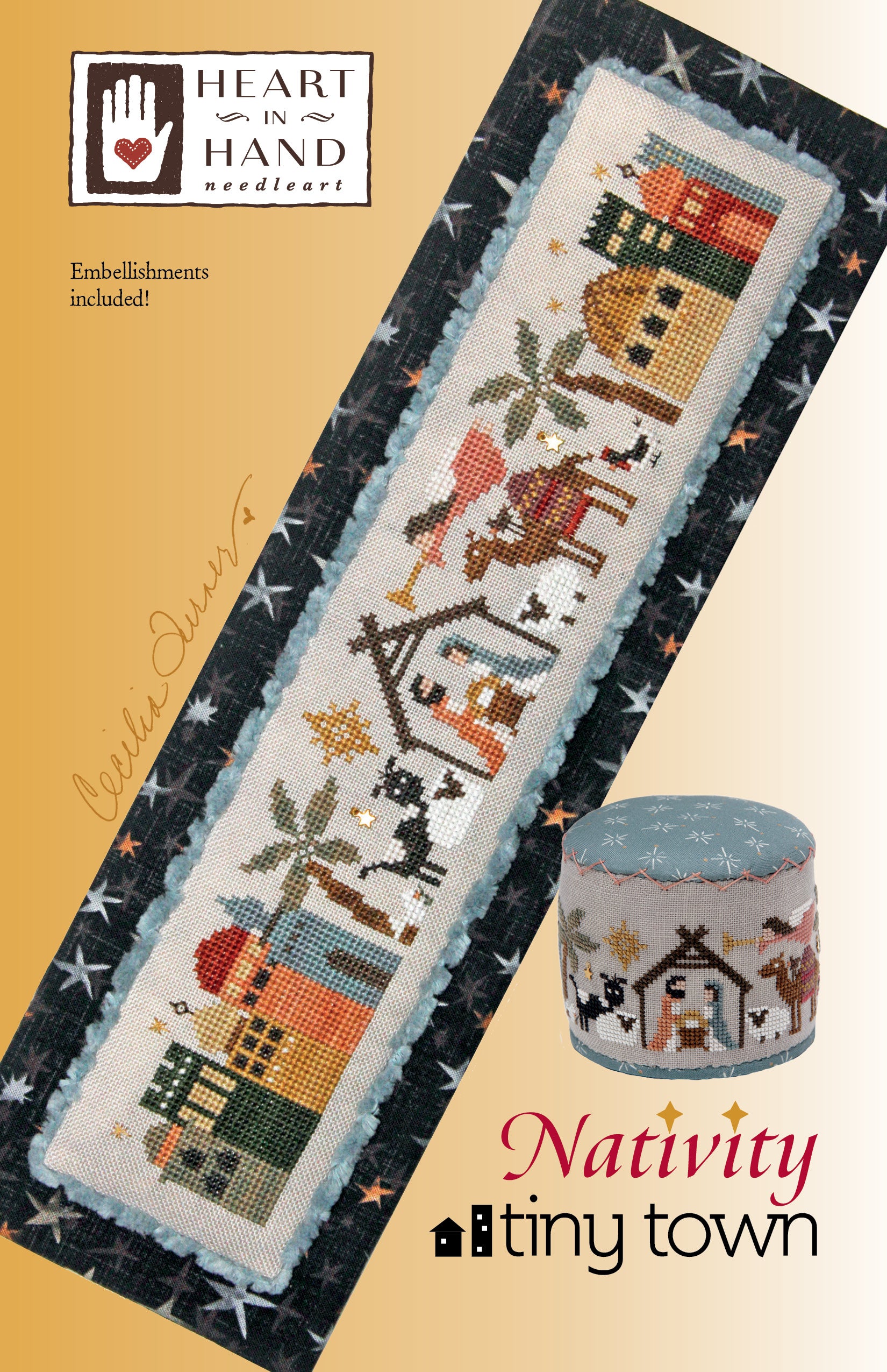 Nativity Tiny Town – Heart in Hand Needleart